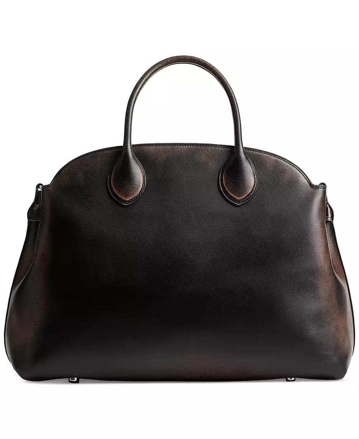 Soft Empire Large Leather Carryall Bag 40