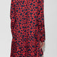 Kate Spade Heart Print Pleated Dress