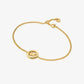 Logo Charm Slider Bracelet