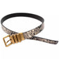 Women's 28mm Reversible Snake Belt