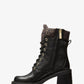 Cade Leather and Signature Logo Combat Boot