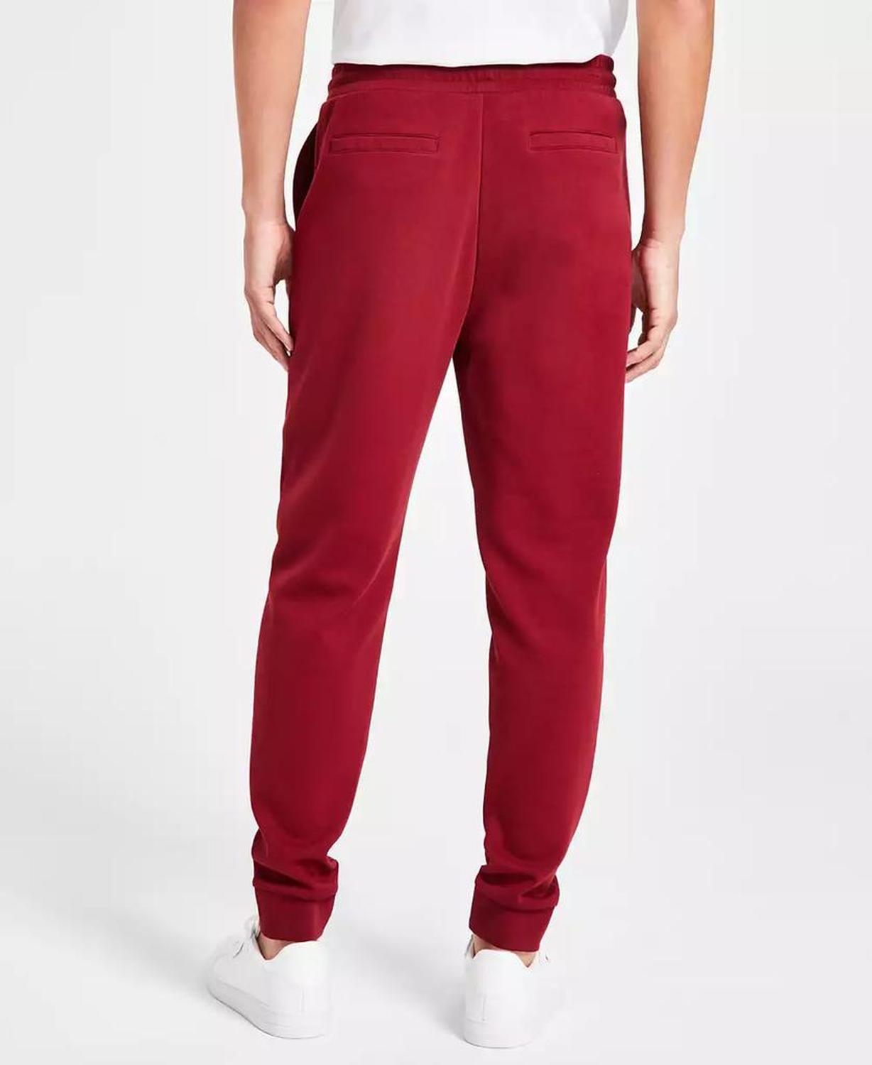Men's Textured-Logo Jogger Pants