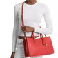 MICHAEL Scarlett Medium East West Leather Satchel