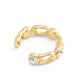 Faux Stone Signature Heritage Single Cuff Earrings