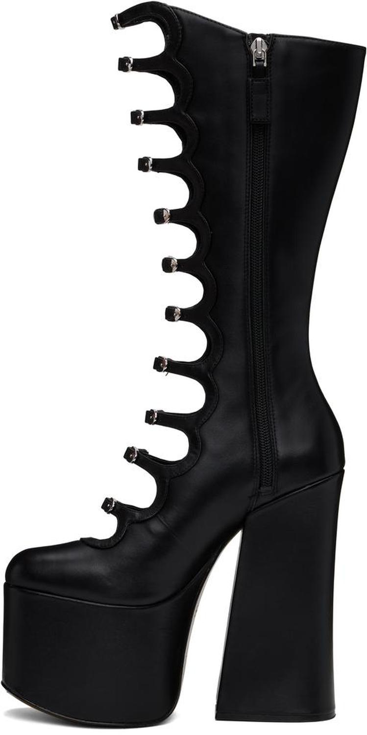 Black 'The Kiki Knee-High' Tall Boots