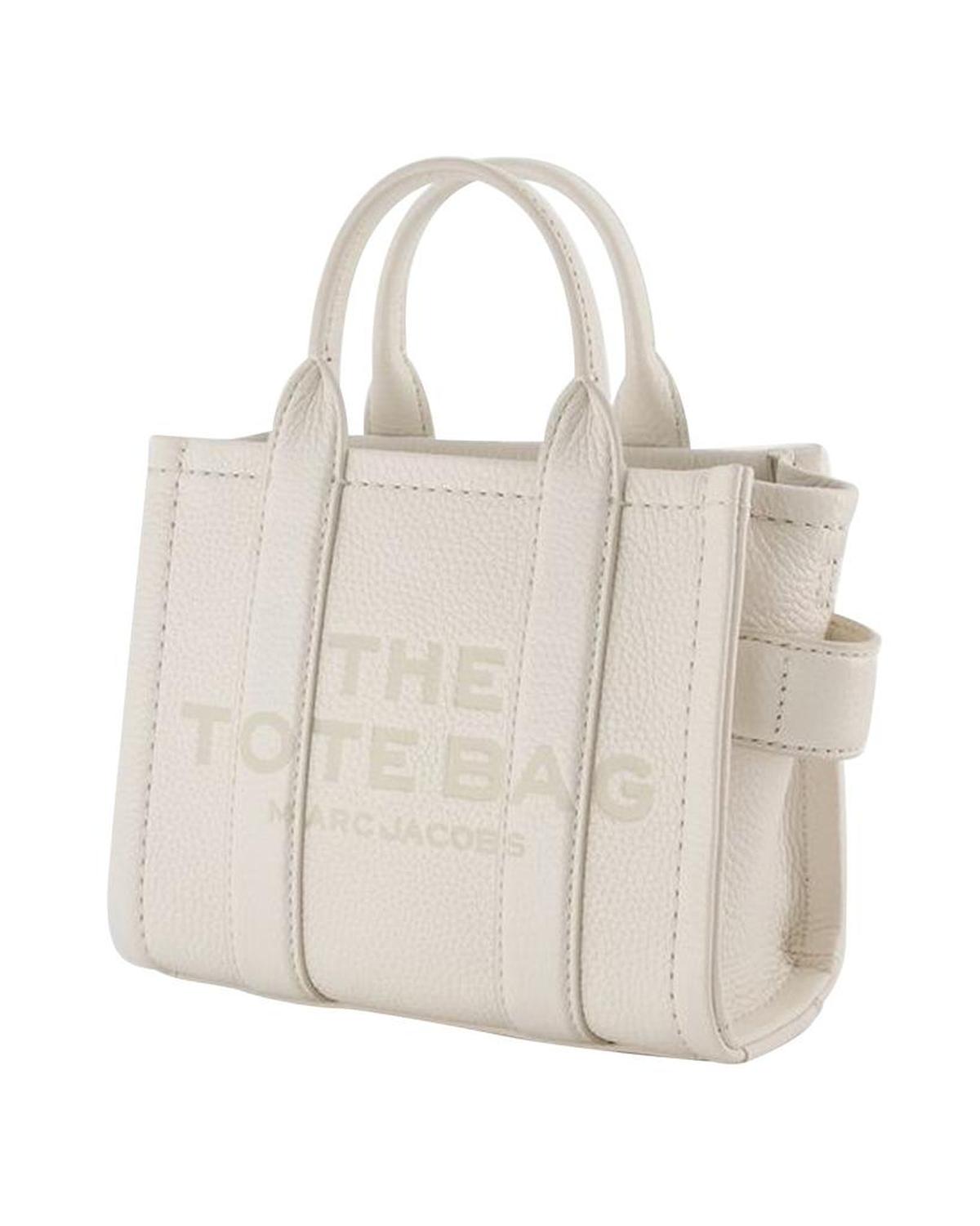 The Mini Crossbody Tote - Marc Jacobs - Leather - Silver