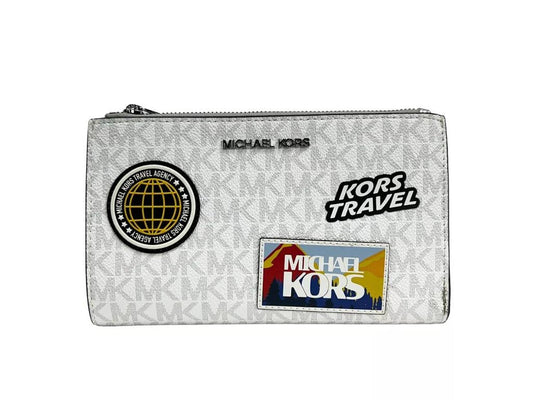 Jet Set Travel Double Zip Wristlet Wallet Women's