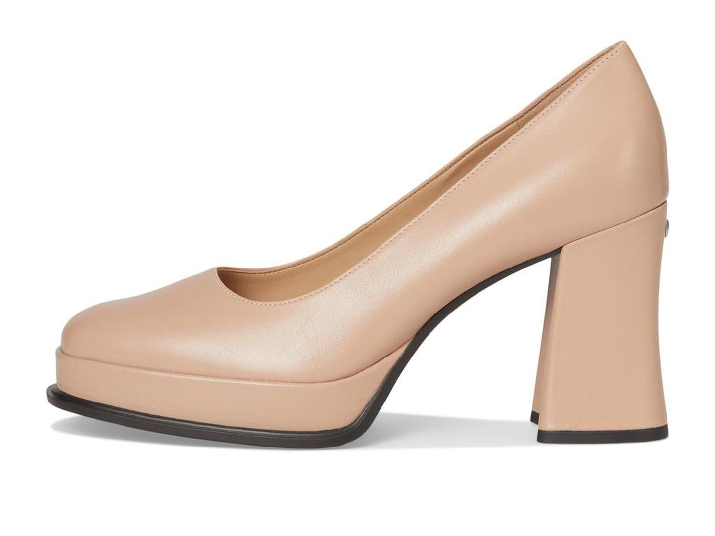 Sculpted C Leather Pumps