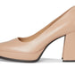 Sculpted C Leather Pumps