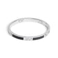 Enamel Signature Horse Carriage Cut Out Bangle Bracelet