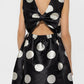Kate Spade Polka Dot Bow Back Dress