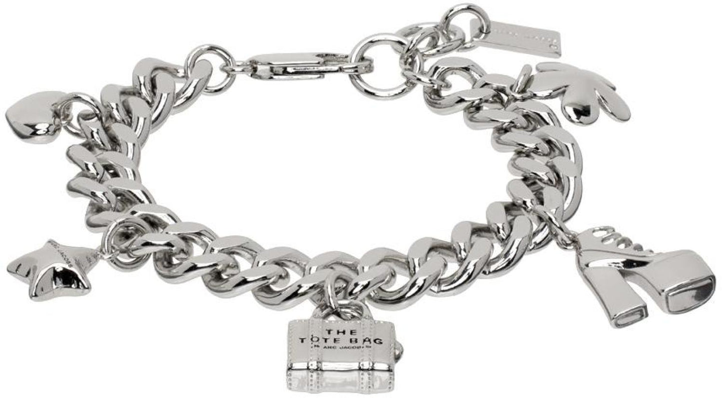 Silver 'The Mini Icon' Charm Bracelet