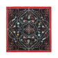 Women's Lock and Key Silk Square Scarf