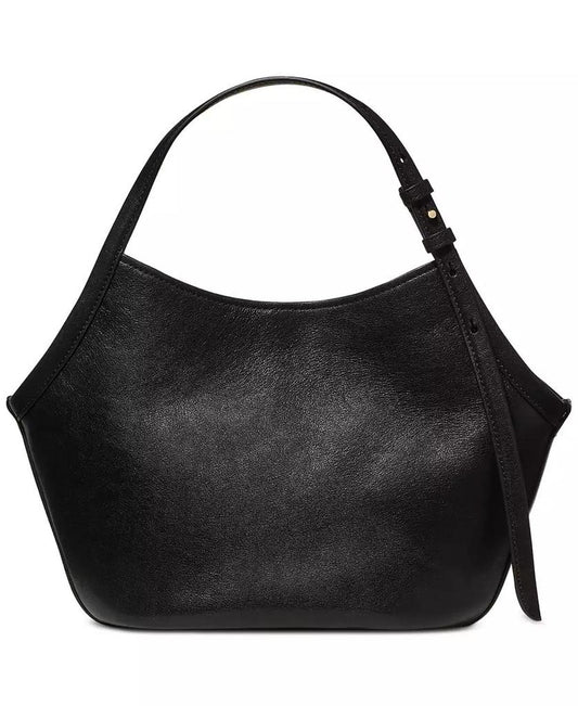 Deco Medium Leather Tulip Tote Bag