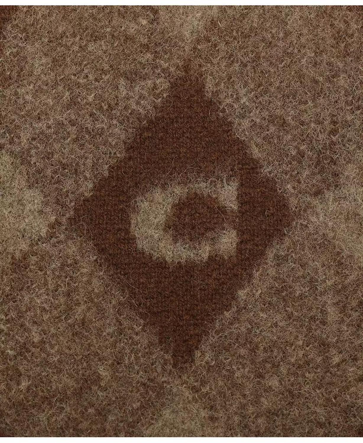 Argyle Knit Stretch-Fit Muffler