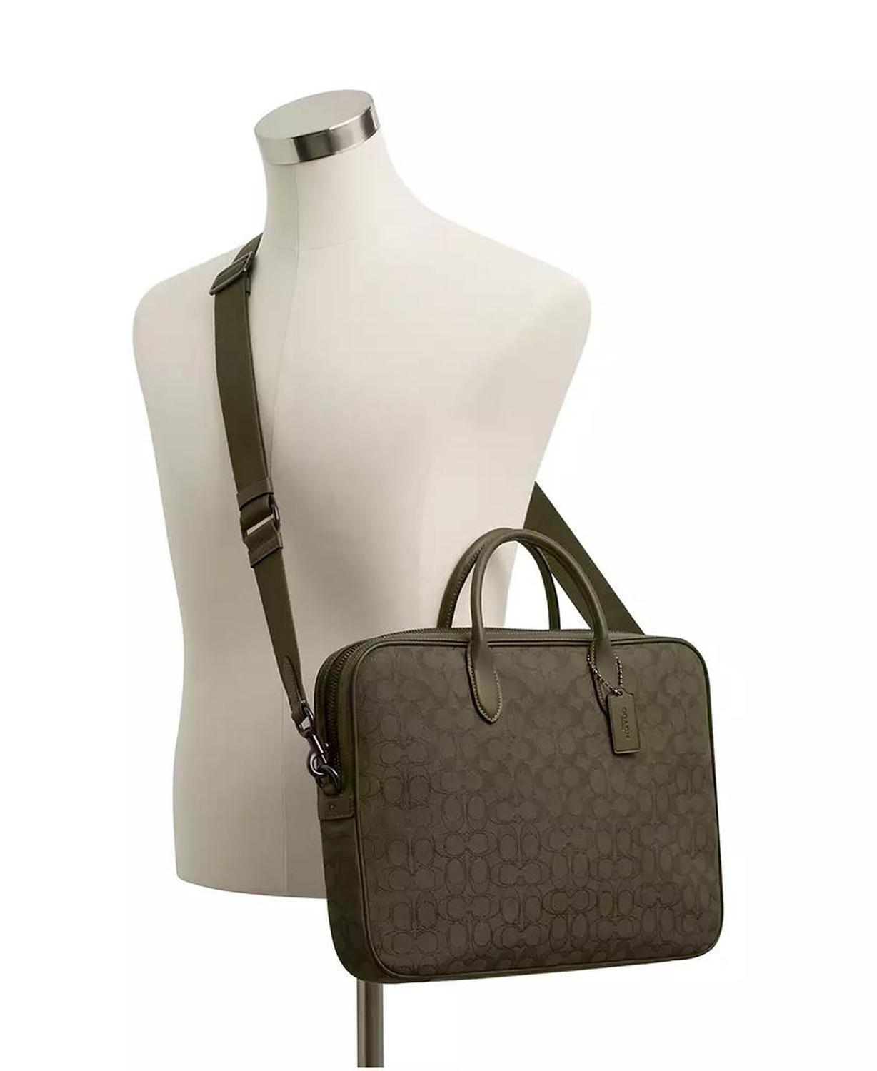 Men's Theo Work Signature Jacquard Bag