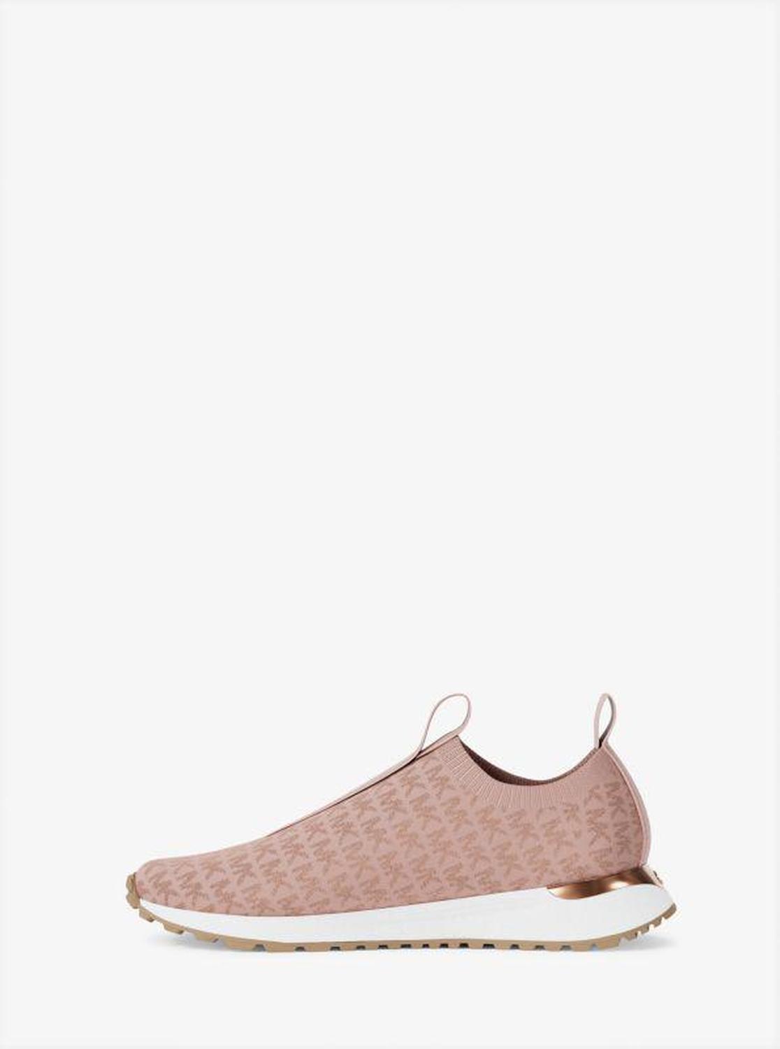 Bodie Metallic Logo Knit Slip-On Sneaker