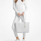 Eliza Extra-Large Hand-Woven Leather Tote Bag