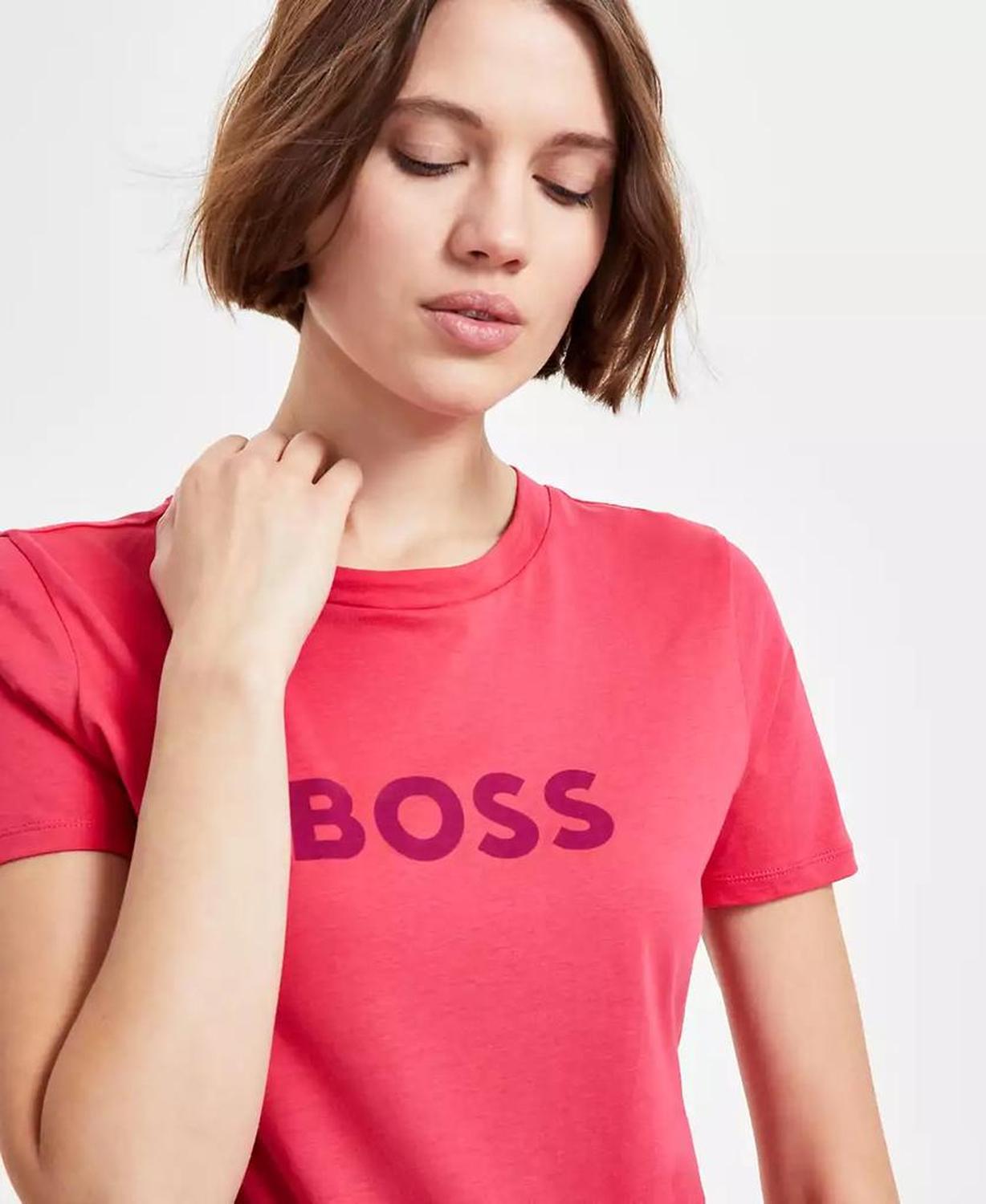 Women's Cotton Logo Crewneck Short-Sleeve T-Shirt