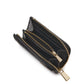 Devin Saffiano Leather Zip Card Case