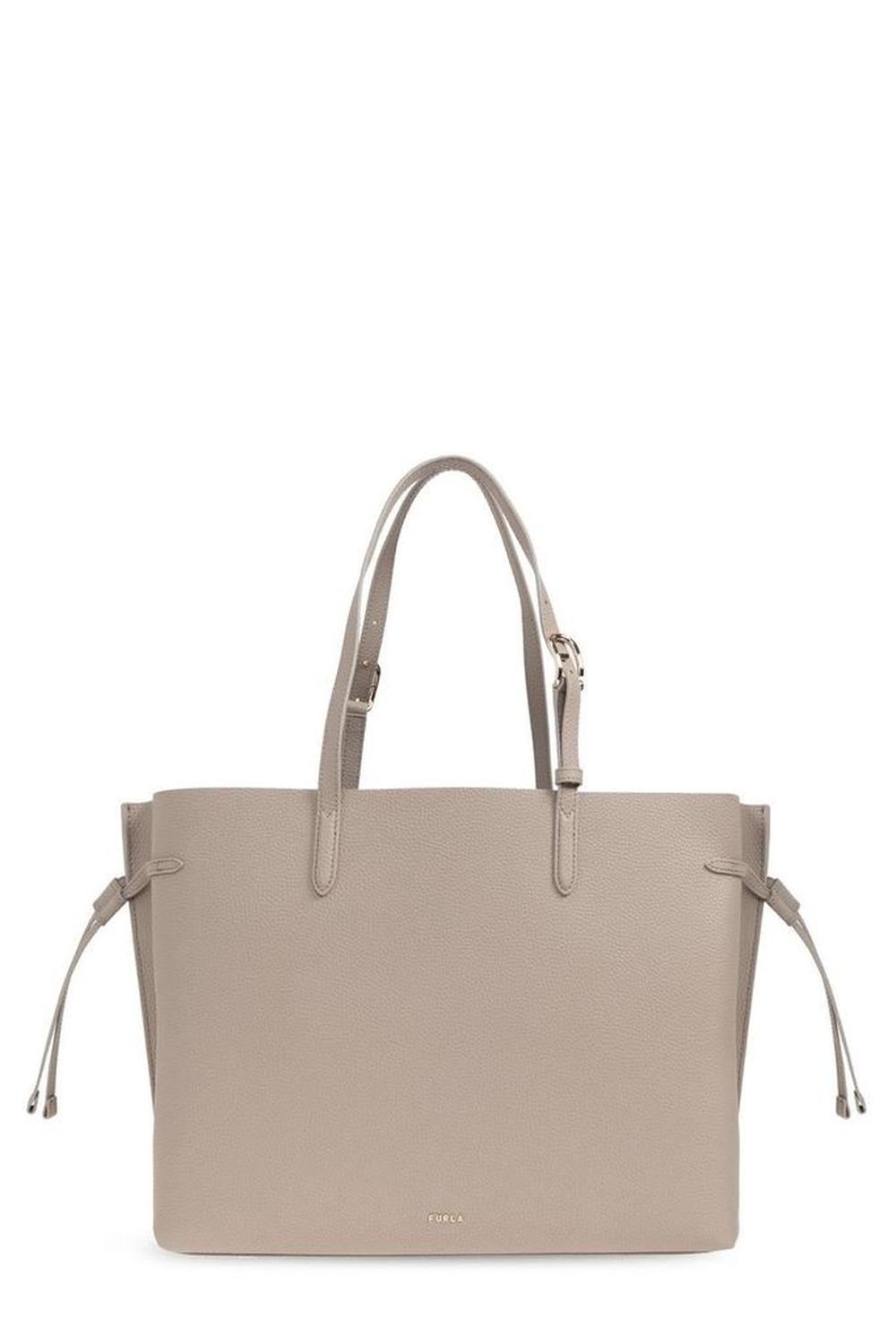 Furla Ava Logo Printed Large Shopper Bag