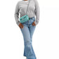 Tabby 20 Quilted Denim Shoulder Bag