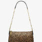 Empire Medium Cheetah Print Calf Hair Chain-Link Pochette
