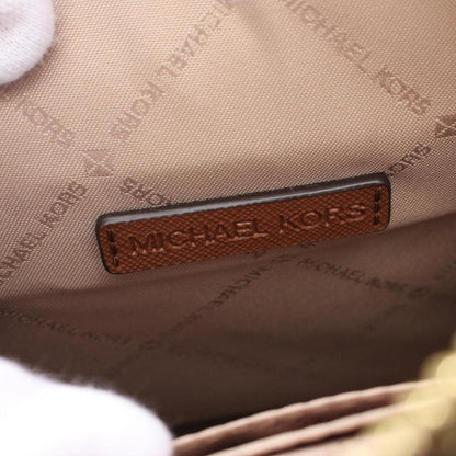 Coated Canvas Leather Shoulder Bag (Pre-Owned)