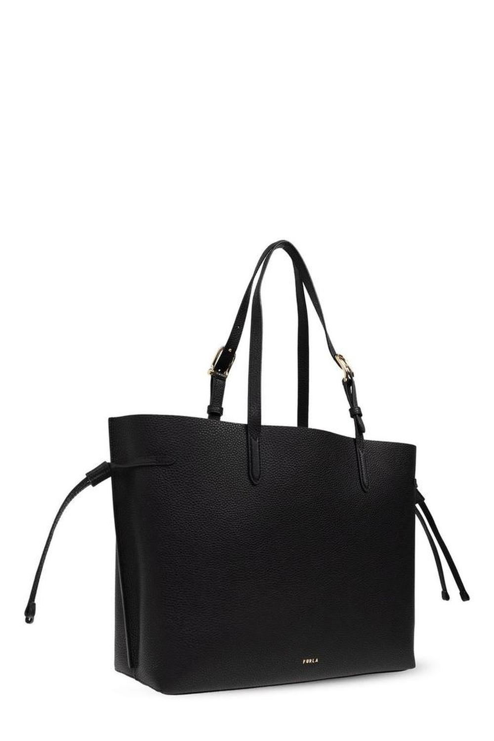 Furla Ava Logo Printed Large Shopper Bag