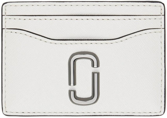 White & Black 'The Utility Snapshot' Card Holder