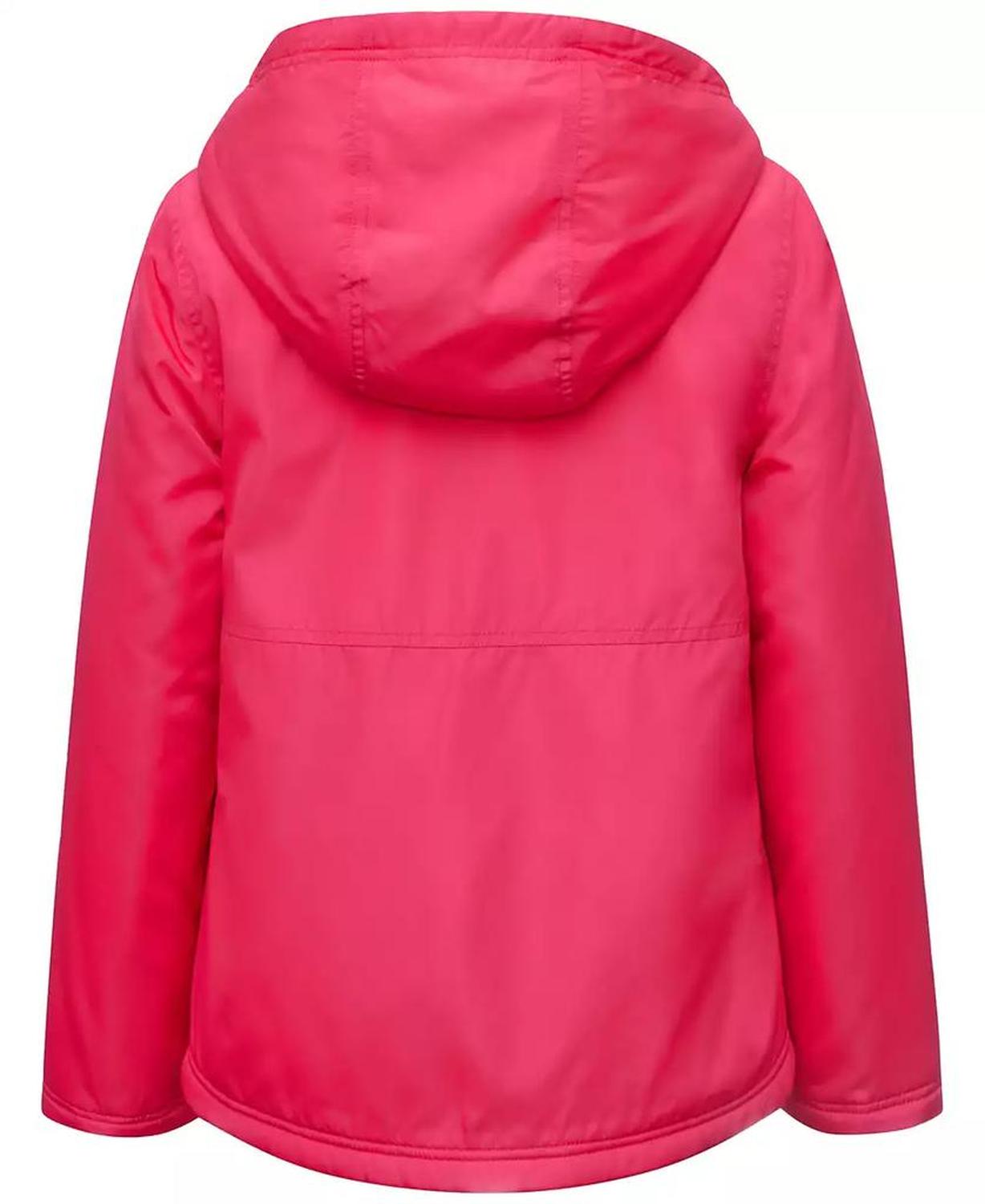 Michael Kors Toddler & Little Girls Fleece-Lined Full-Zip Hooded Rain Jacket