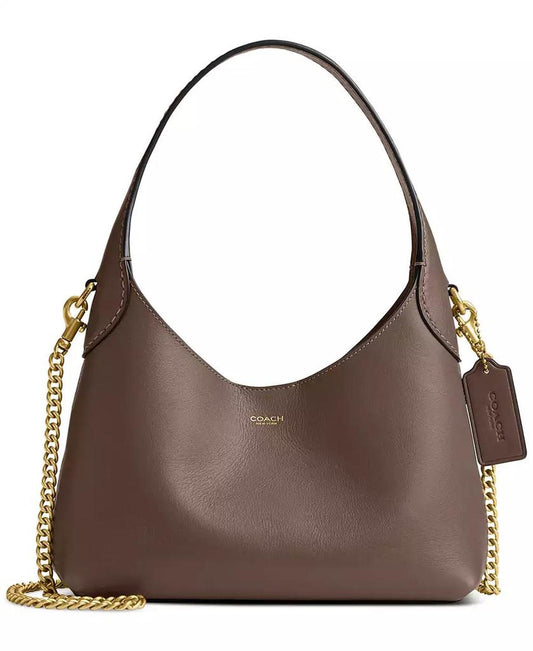 Small Leather Brooklyn Shoulder Bag 23