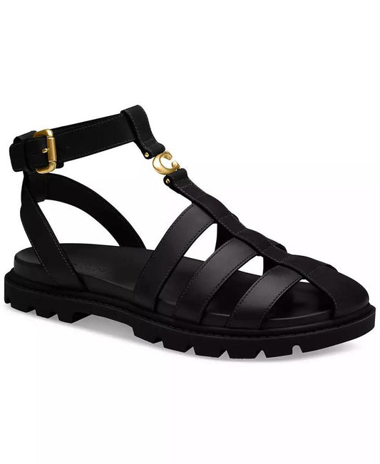 Women's Sculpted C Leather Fisherman Sandals
