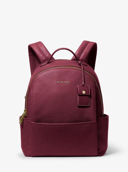 Sable Medium Pebbled Leather Backpack