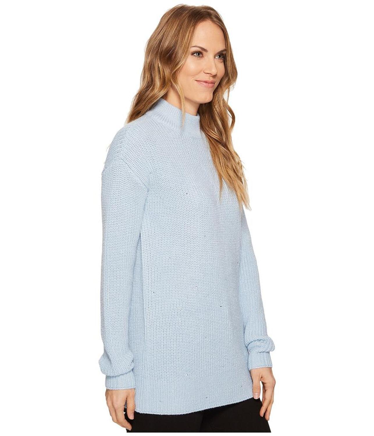 Mohair Rib Metallic Sweater