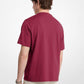 Logo Embossed Cotton Jersey T-Shirt