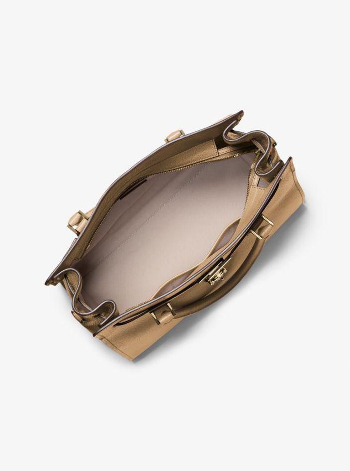 Hamilton Moderne Large Leather Satchel