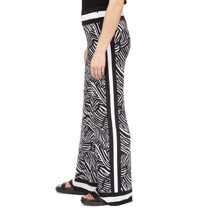 Women's Zebra-Print Wide-Leg Pants
