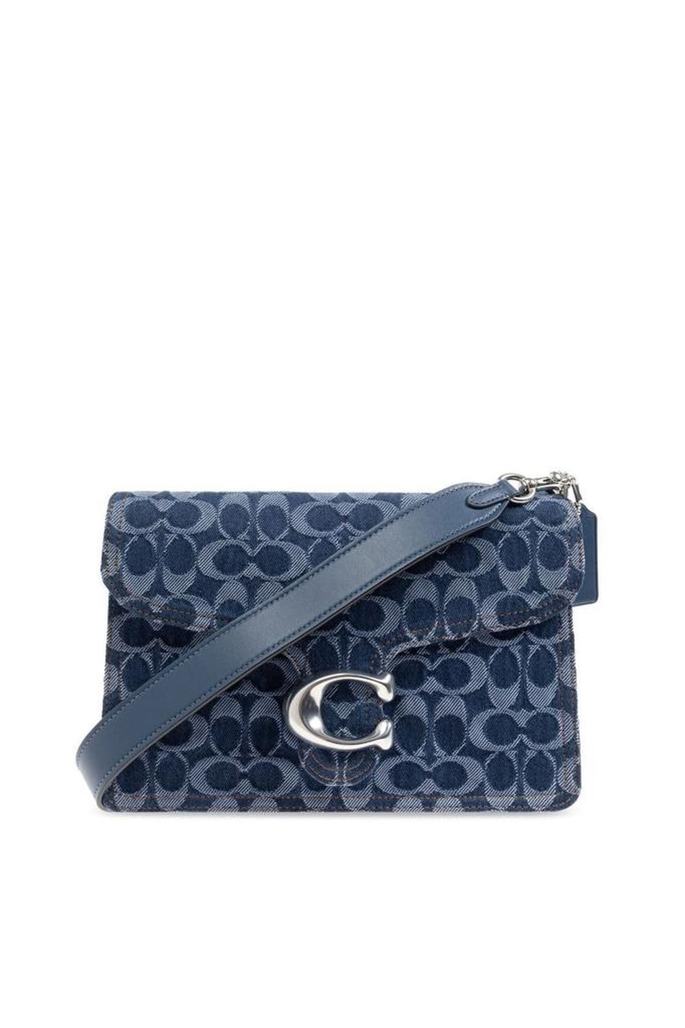 Chain Tabby Monogrammed Denim Shoulder Bag