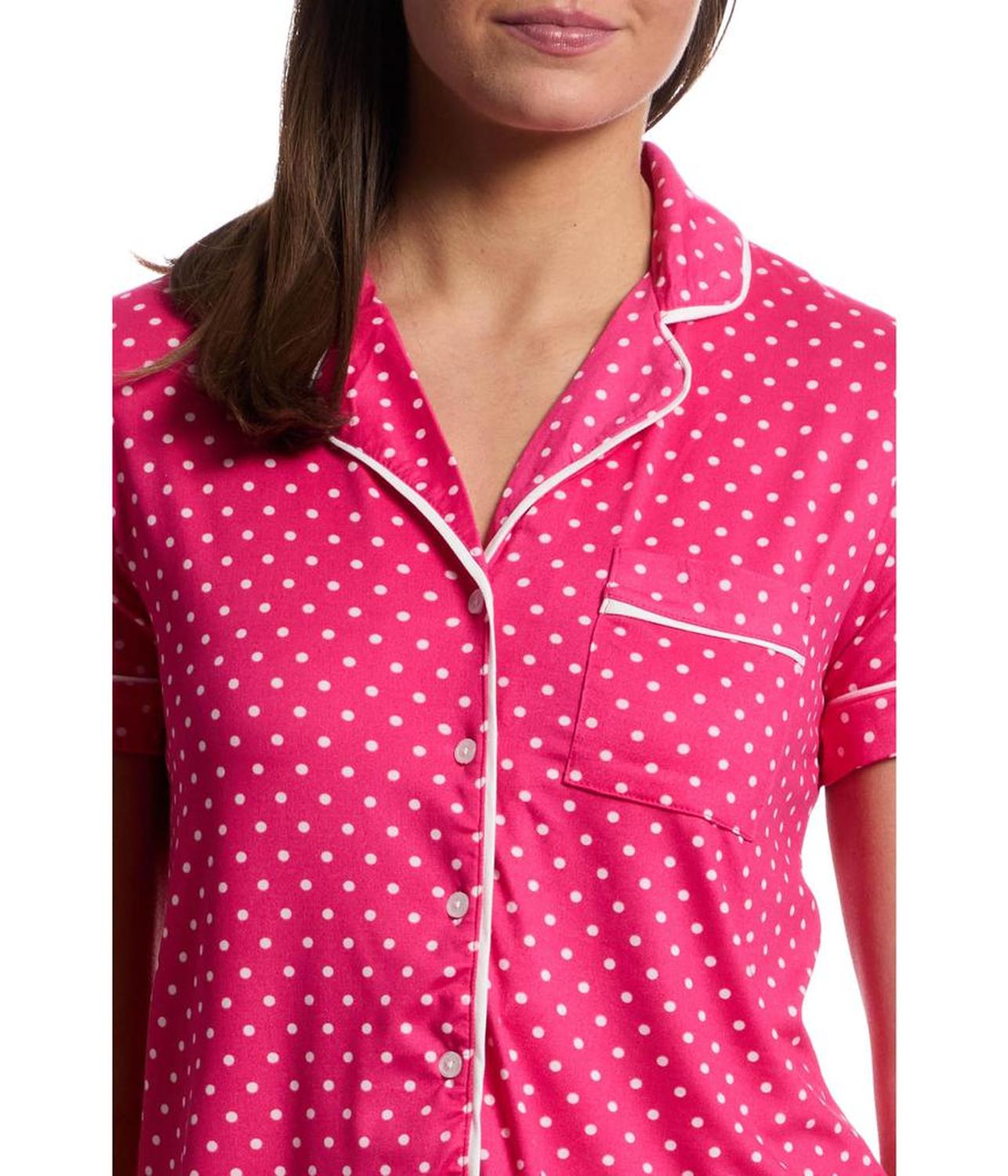 Short Sleeve Cropped PJ Set