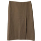 Marc Jacobs Side Slit Pencil Skirt in Beige Wool
