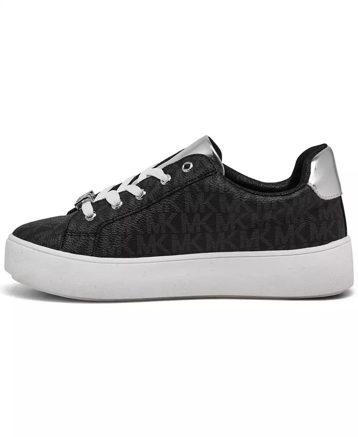 Little Girls Jordana Airin Glitter Logo Casual Sneakers from Finish Line