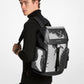 Cooper Medium Metallic Logo Debossed Backpack