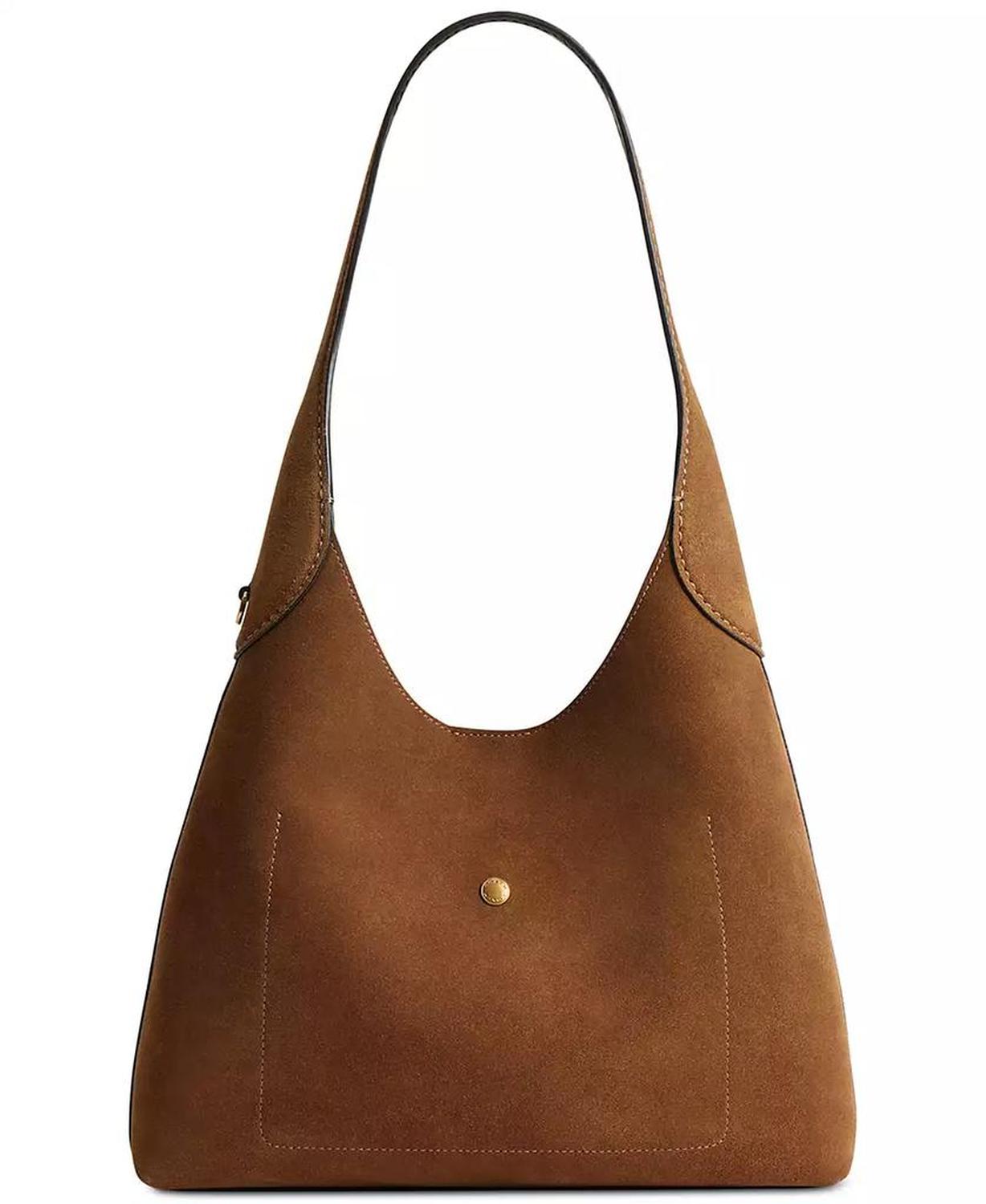 Suede Brooklyn Small Shoulder Bag 28