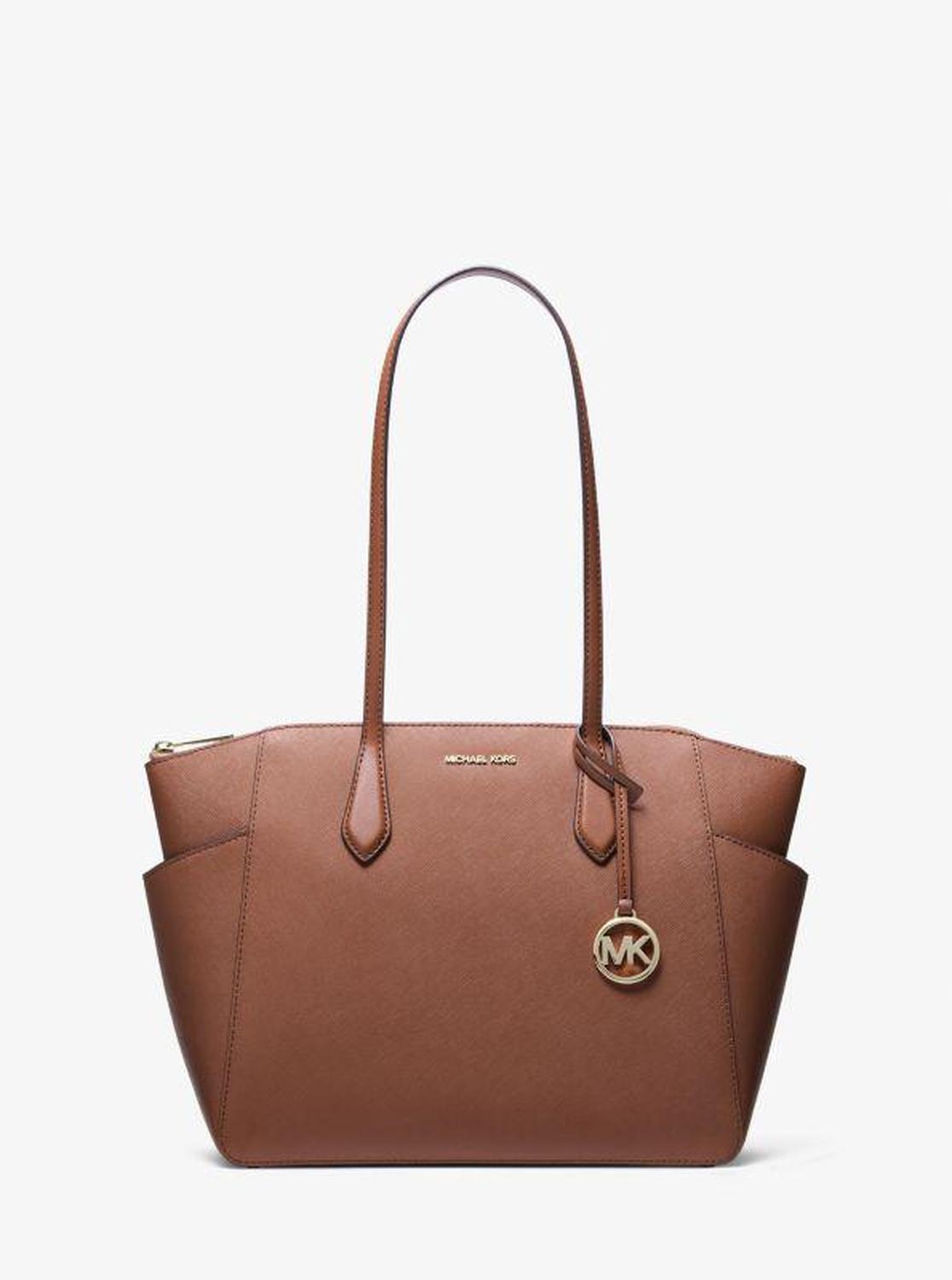 Marilyn Medium Saffiano Leather Tote Bag