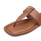 Dual Leather T Sandals