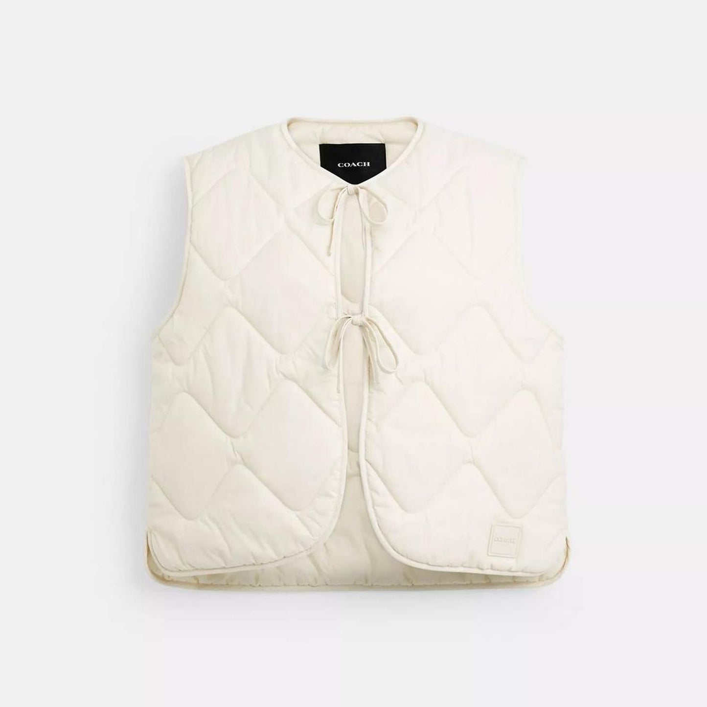 Quilted Tie Front Vest