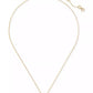 Cubic Zirconia Square Pendant Necklace, 16" + 3" extender