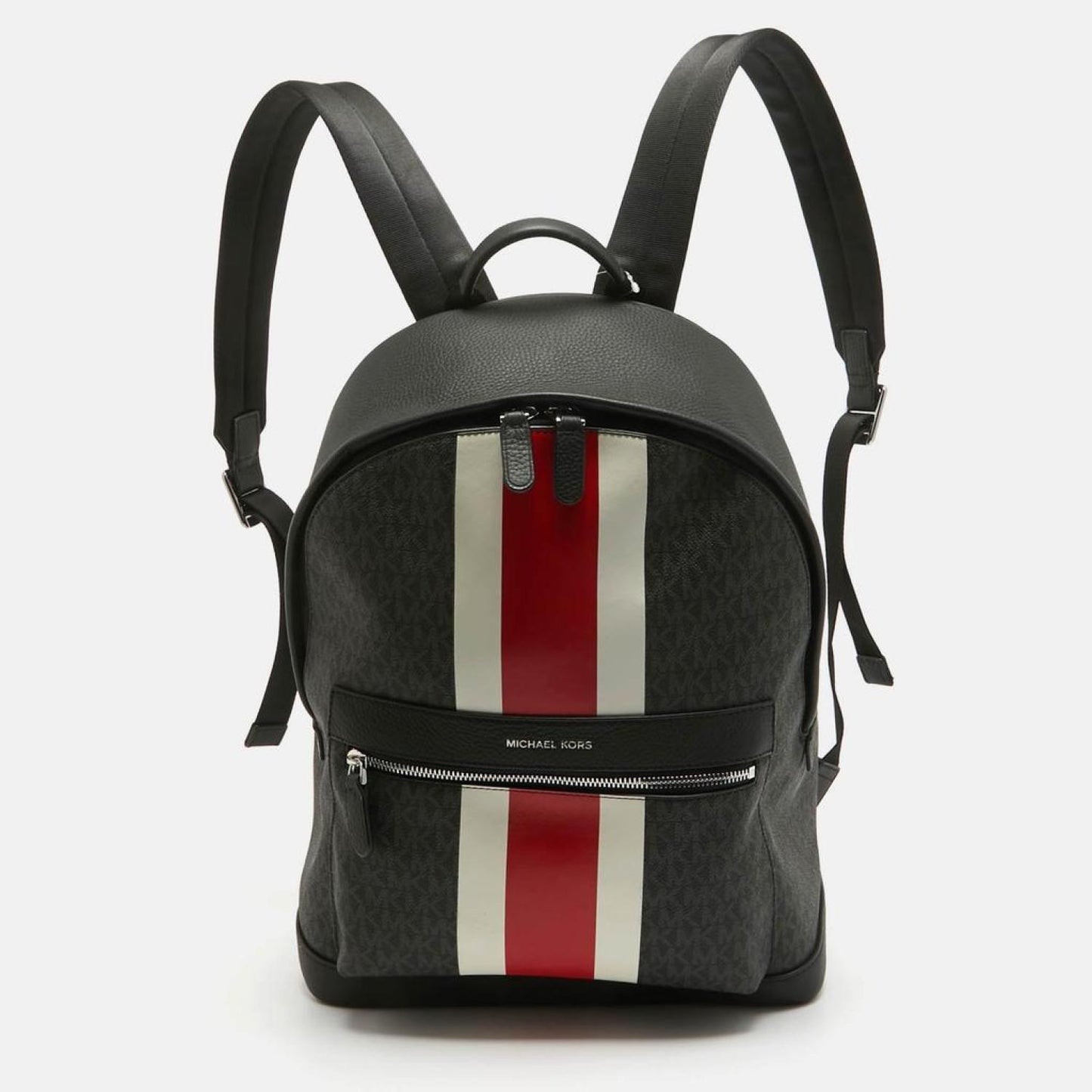 Michael Kors /bright Signature Coated Canvas Striped Cooper Backpack