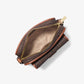 Bradshaw Extra-Small Metallic Signature Logo Camera Crossbody Bag
